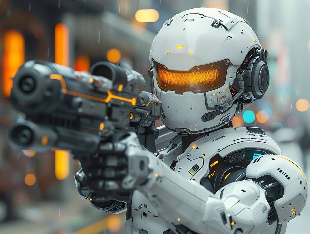 Combative Handroid Hunter Combat Droid by neuronomad on DeviantArt