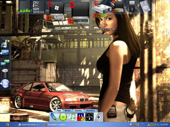 My Desktop with NFS Wall.