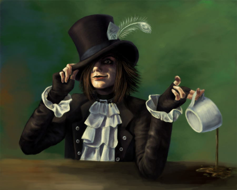 Mad as a Hatter Self Portrait
