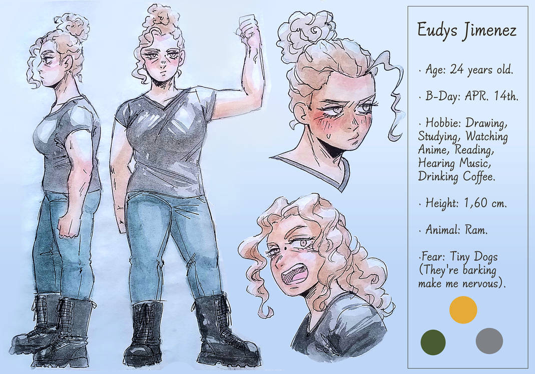 Character Reference Sheet by eudysjimenez on DeviantArt