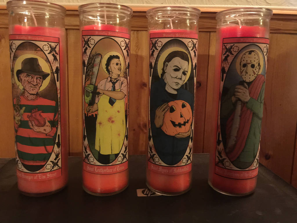 Saintly Slashers Candles by Kyohazard