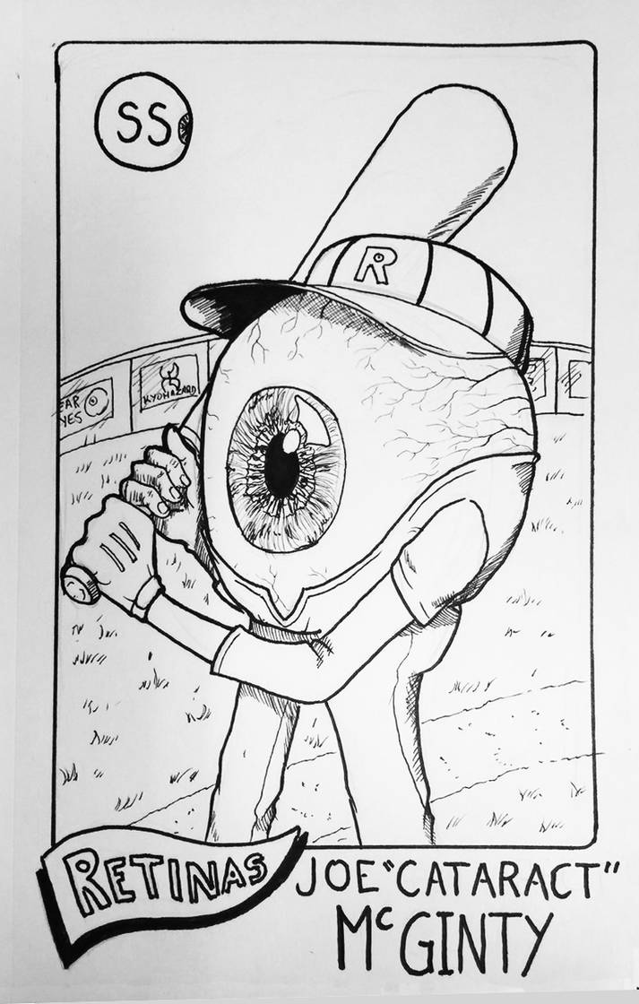 Drawlloween Day 8: Eyeball by Kyohazard