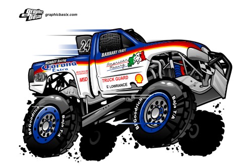 baja 1000 cartoon monroy