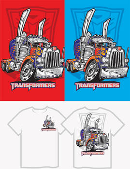 transformers cartoon shirts