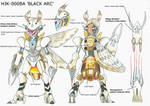 Medabot_oc: HJK-000BA 'Black Arc' by MidnightDJ-SK