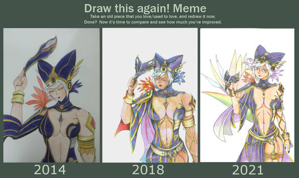 Draw it again thrice - Cia