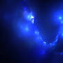 blue space nebula