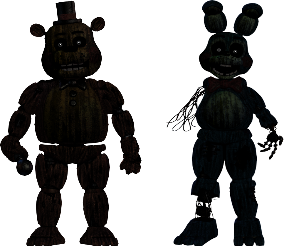 Withered FNaF3 Animatronics by LivingCorpse7 on DeviantArt