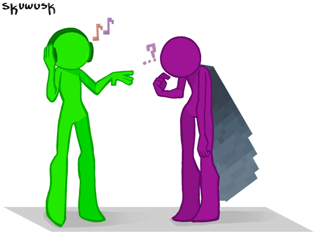 Animation vs Minecraft fanart! 3! by sKuwusK on DeviantArt