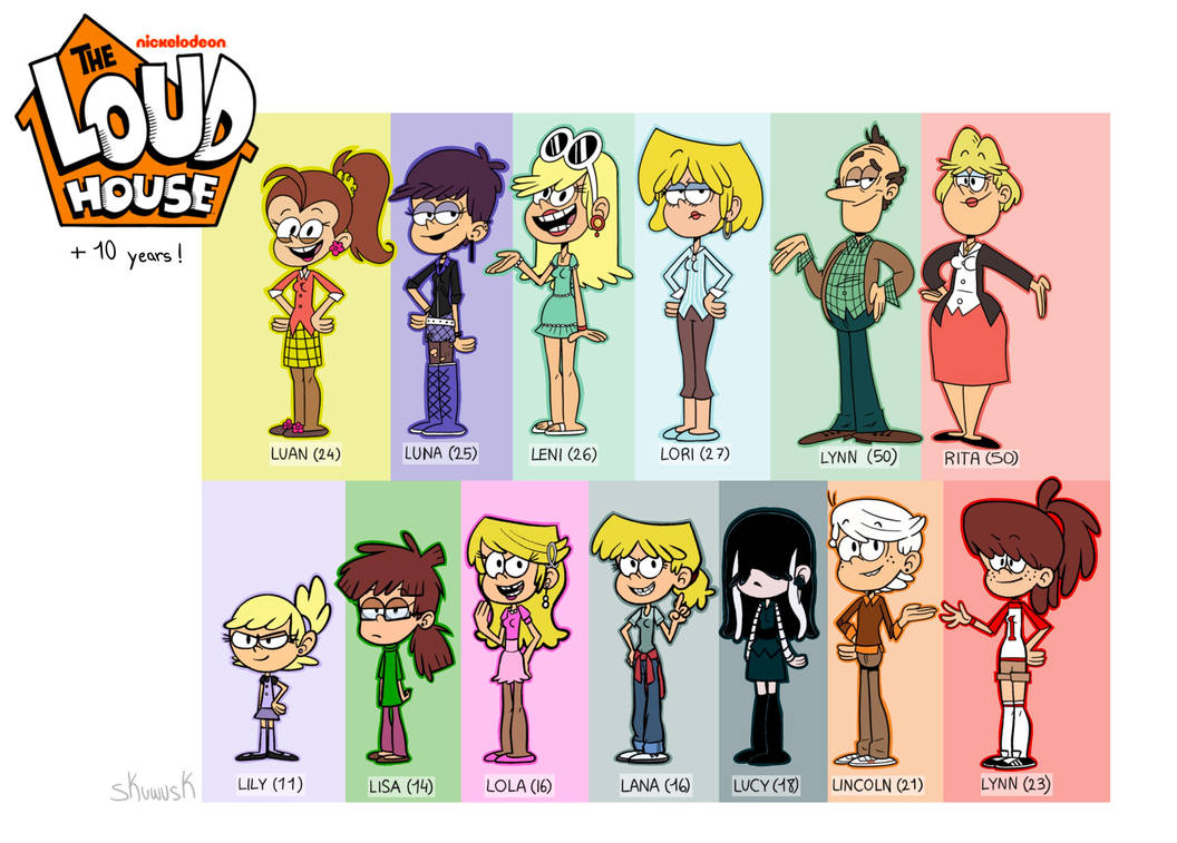 The Loud house but in 10 years by sKuwusK on DeviantArt The Loud house but in 10 years by sKuwusK on DeviantArt