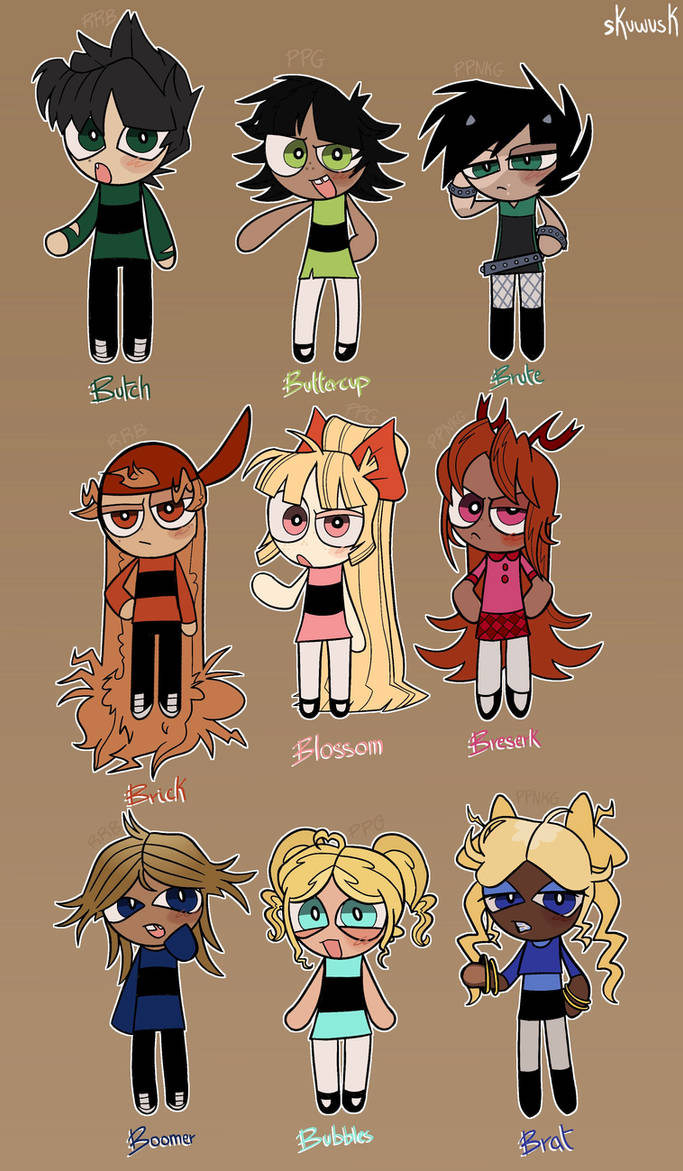 PPG, RRB and PPNKG doodle by sKuwusK on DeviantArt