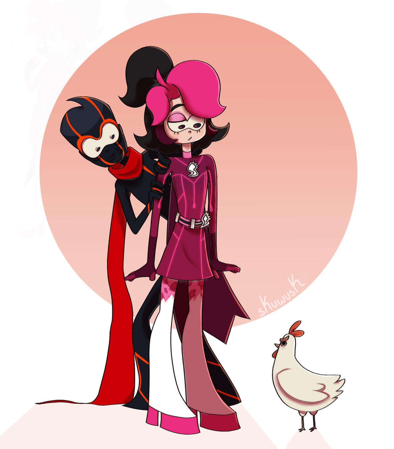 Chicken !?!?!? Shezow and Ninja Randy Cunningham by sKuwusK on DeviantArt