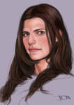 Lake Bell sketch by tonyob