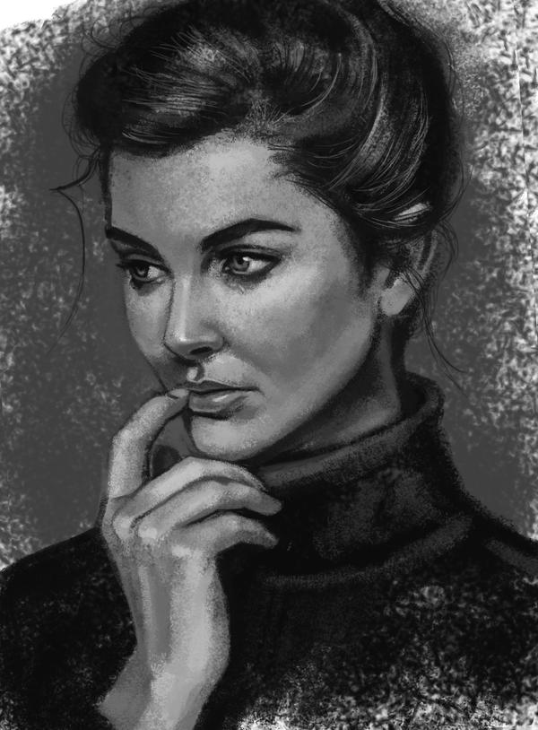 Beautiful Russian model ??? sketch