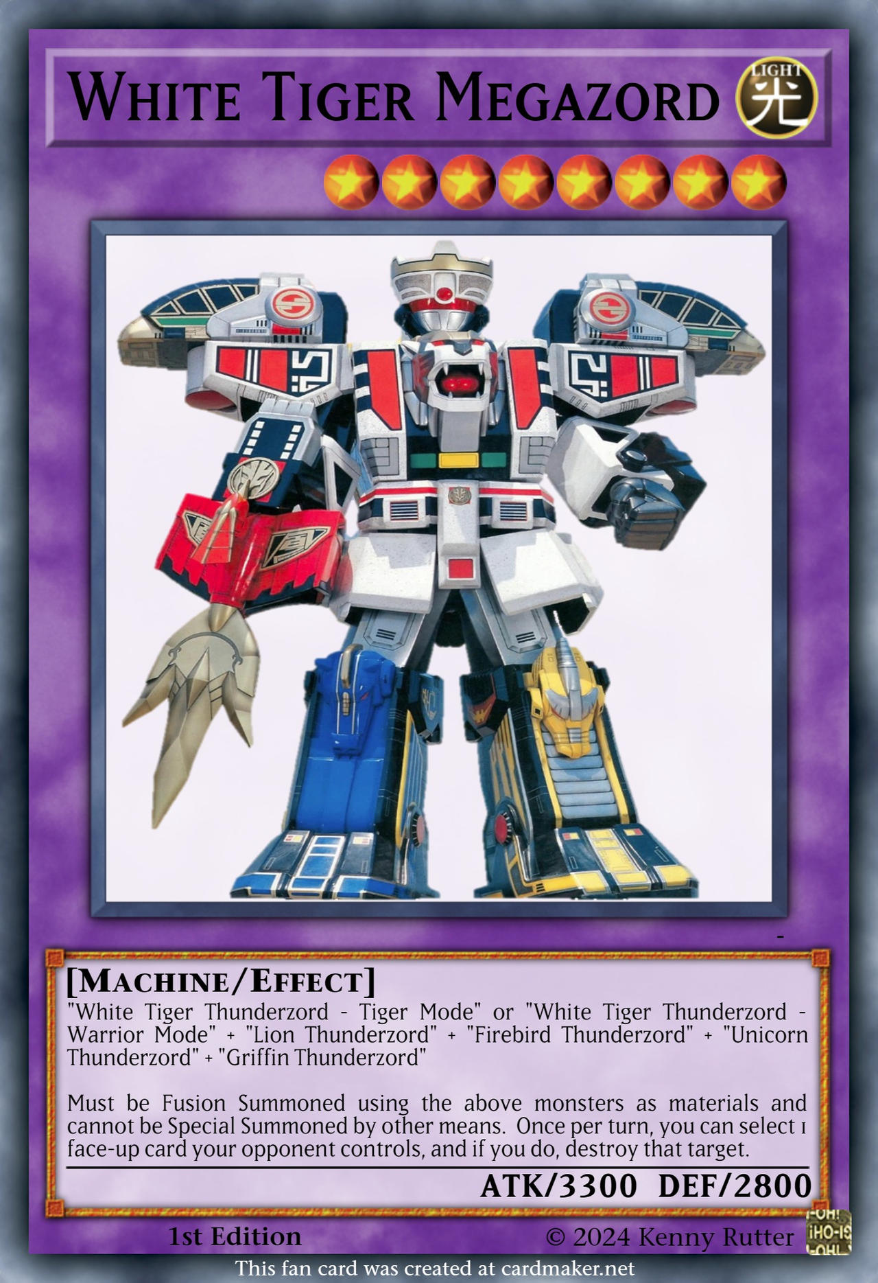 White Tiger Megazord by kenneth-rutter on DeviantArt