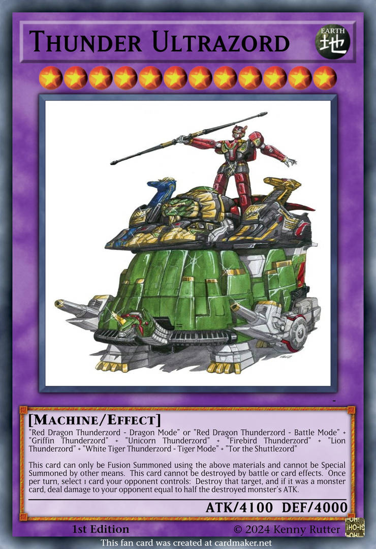 Thunder Ultrazord by kenneth-rutter on DeviantArt