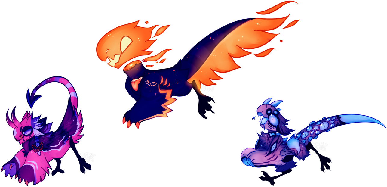 .:CLOSED:. Spooky Jolleraptors Auction by PlXlEDUST on DeviantArt