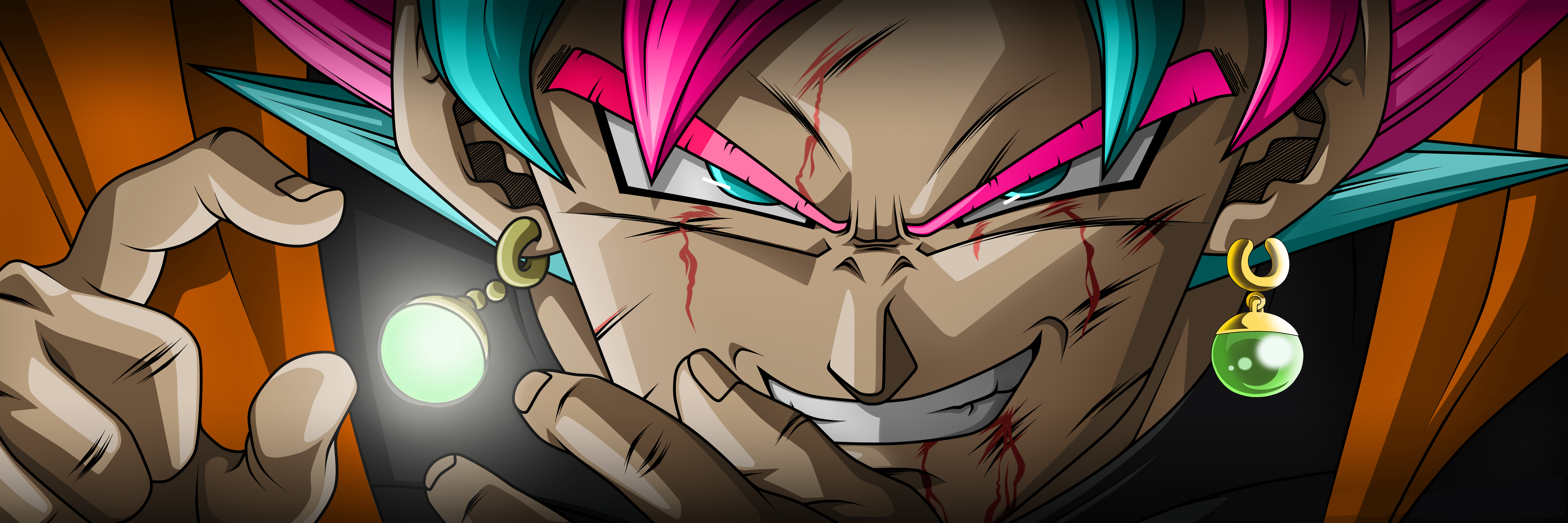 Blaku SSJ RosBlu(Black Goku Y Goku Fusion) RECOLOR by DARCLES297-GT on DeviantArt Blaku SSJ RosBlu(Black Goku Y Goku Fusion) RECOLOR by DARCLES297-GT on DeviantArt