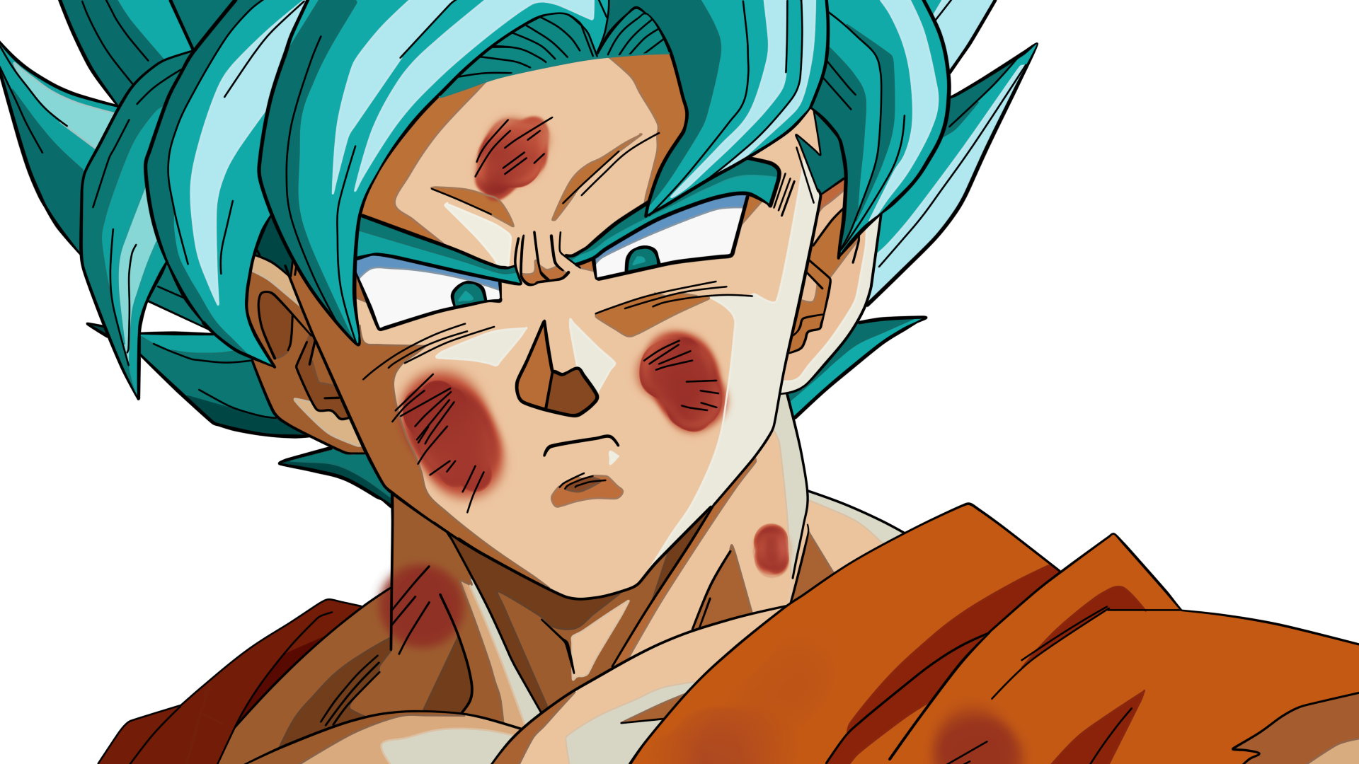 Goku FnF SSJ Blue Evolution Limit Breaker V1 by VectorxD115 on DeviantArt