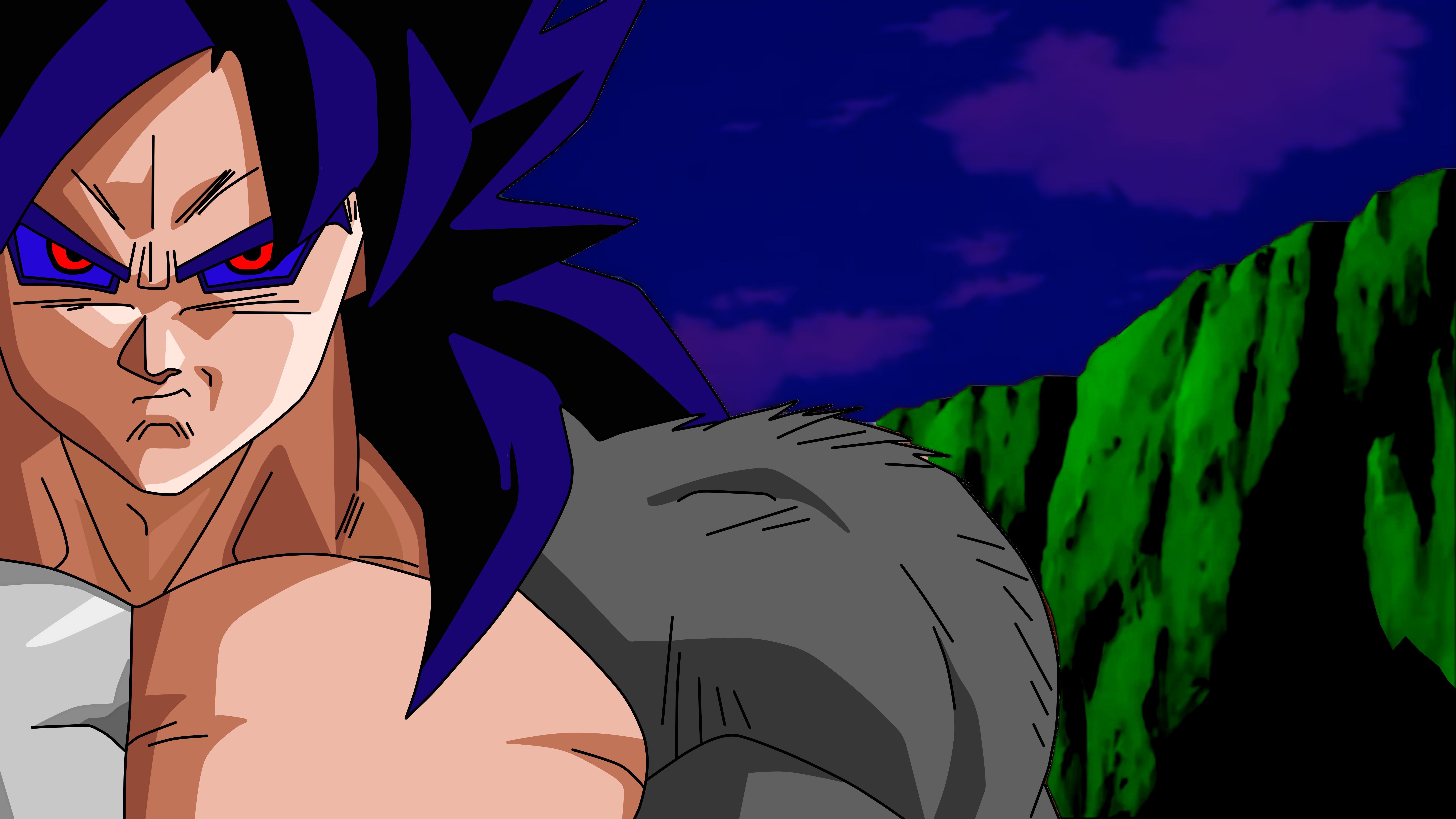 Full Power Super Saiyan 4 Goku by BrusselTheSaiyan on DeviantArt