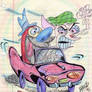 The Ren and Stimpy show_At car