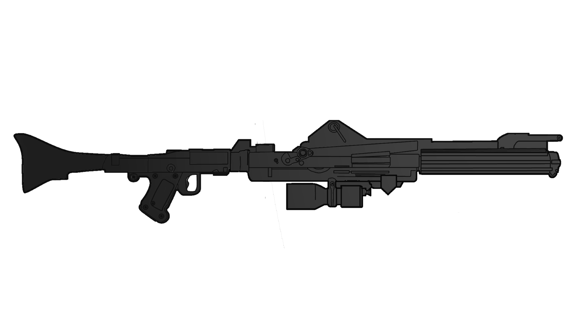 Blaster Rifle Drawing DC-15 Blaster Rifle by jhkaq on DeviantArt