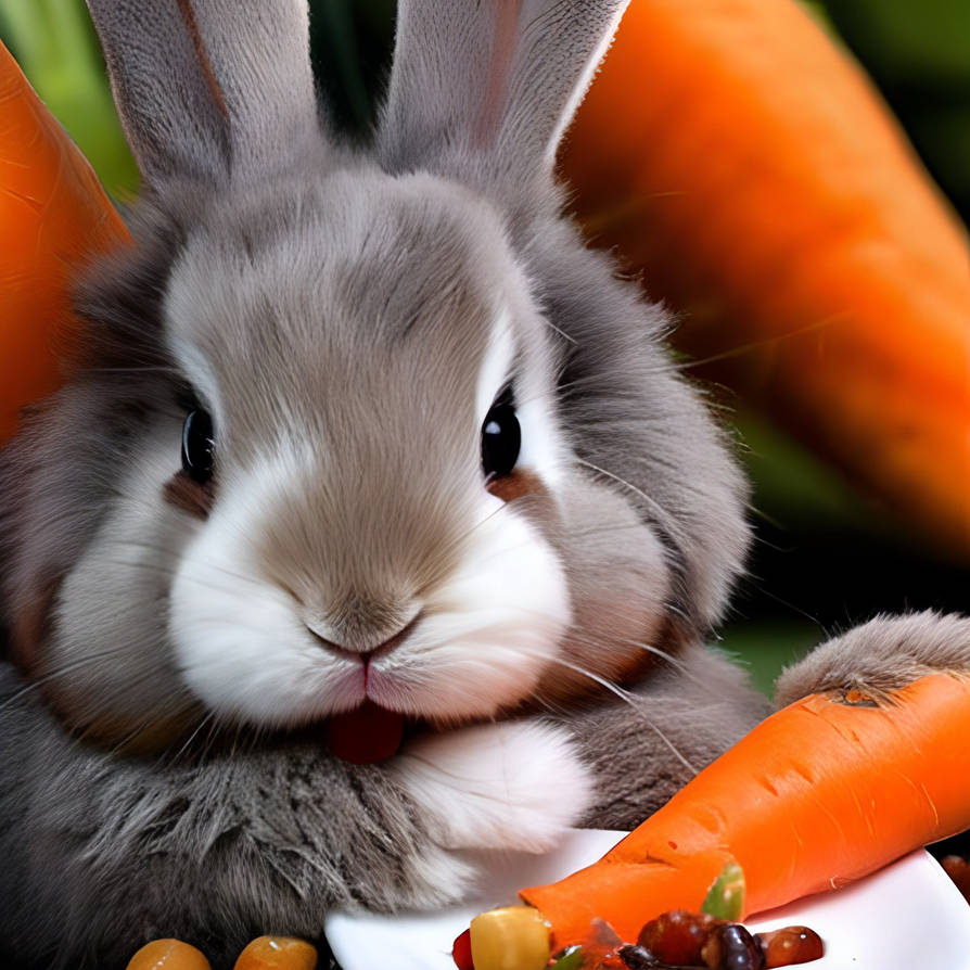 F2U - Bunny and Carrots by Sparkly-Retsuko on DeviantArt