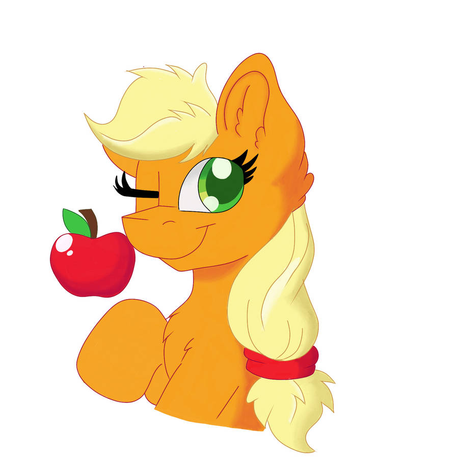 Applejack Sticker Design by Sparkly-Retsuko on DeviantArt