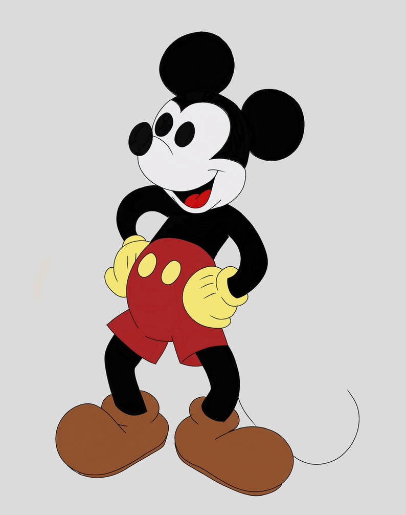Mickey Mouse 1928 Colorized by Sparkly-Retsuko on DeviantArt