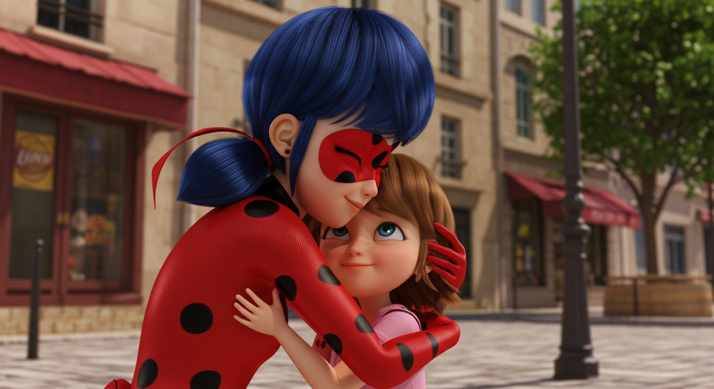 Hug Ladybug Ladybug hugs Mia by tron30 on DeviantArt