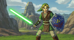 Link as a Jedi Warrior