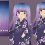 Hair Color w/texture: Lavender Rain [Vroid Studio]