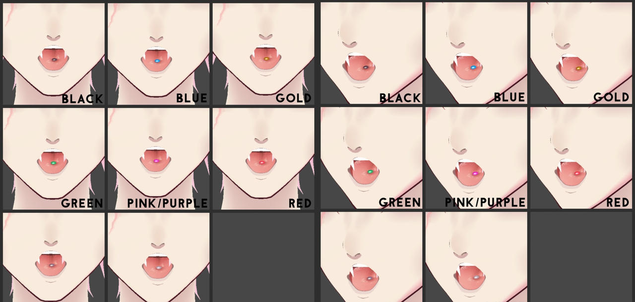 Realistic Tongue Texture + Tongue Piercing by xValorevii on DeviantArt