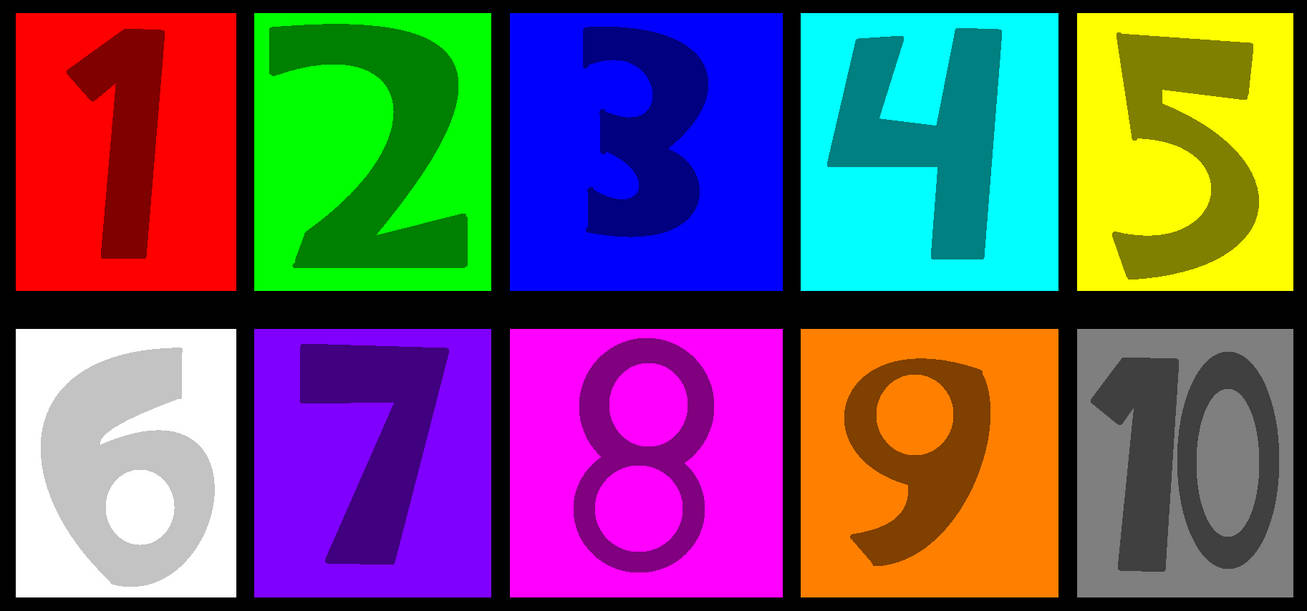 Numbers Collab by CharlieNelson10 on DeviantArt