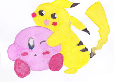 Pikachu and Kirby