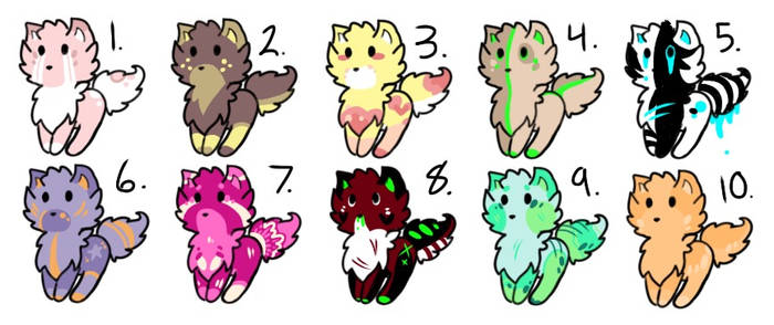 HELLA CHEAP ADOPTABLES