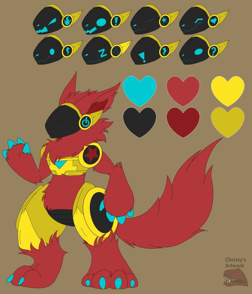 Protogen Ref sheet by ChristyArtworks on DeviantArt