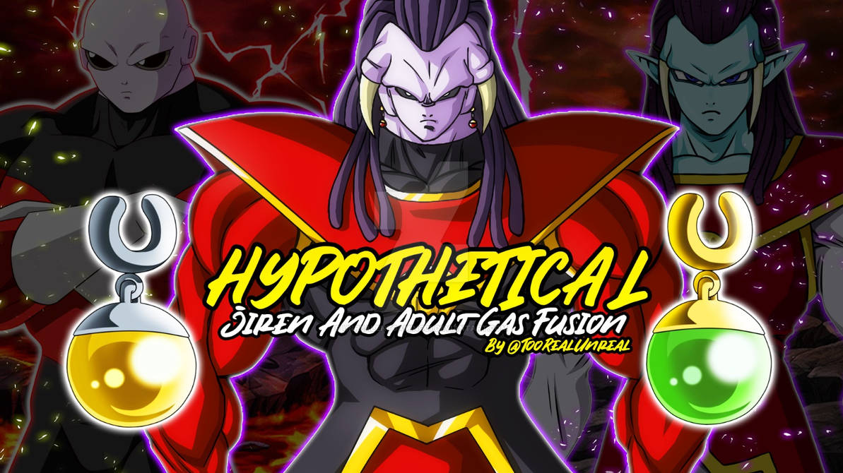 Potara Fusing Jiren And Adult Gas Potara Fusion by UnrealEntGaming01 on DeviantArt