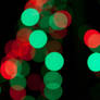 Red and Green Bokeh