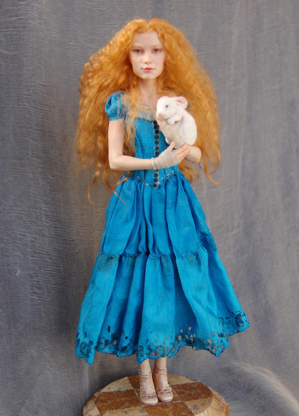 Alice in Wonderland art doll by polymer-people on DeviantArt