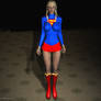Supergirl Levitating