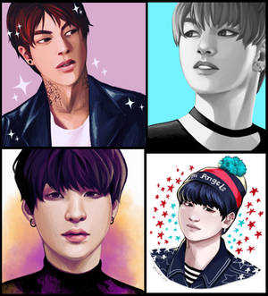 My ultimate BTS fanArt (Instagram)