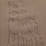 MLP Zebra OC Sketch Design