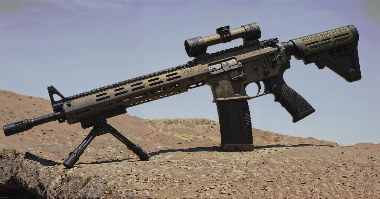 At9 Rifle AR-9 Thunderstrike Assault Rifle by mixwave777 on DeviantArt