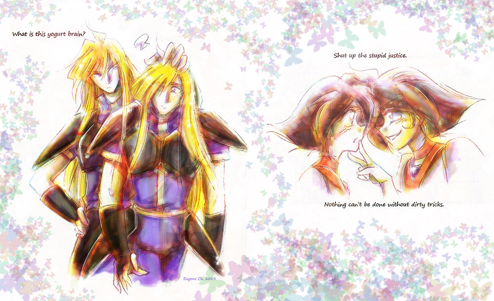 Slayers mirrored- Gourry, Amelia