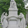 Statue headstone by debzdezigns