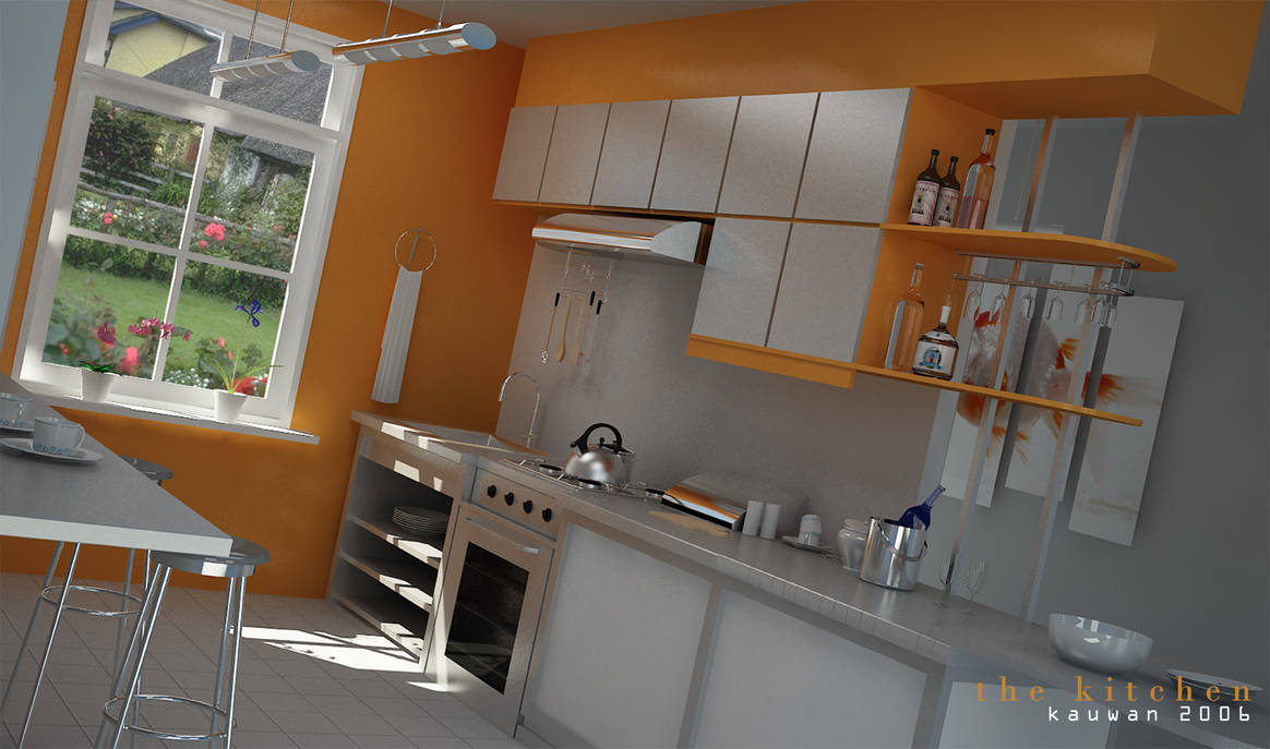 the kitchen 1 by dwiirawan on DeviantArt