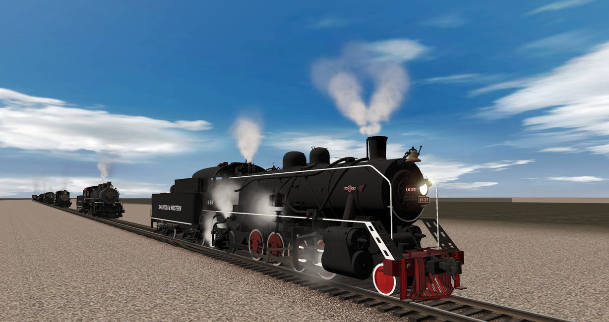Sy Class Engine Model Train Saratoga Western SY Class 1635 Reskin Kitbash by Trainz97 on DeviantArt