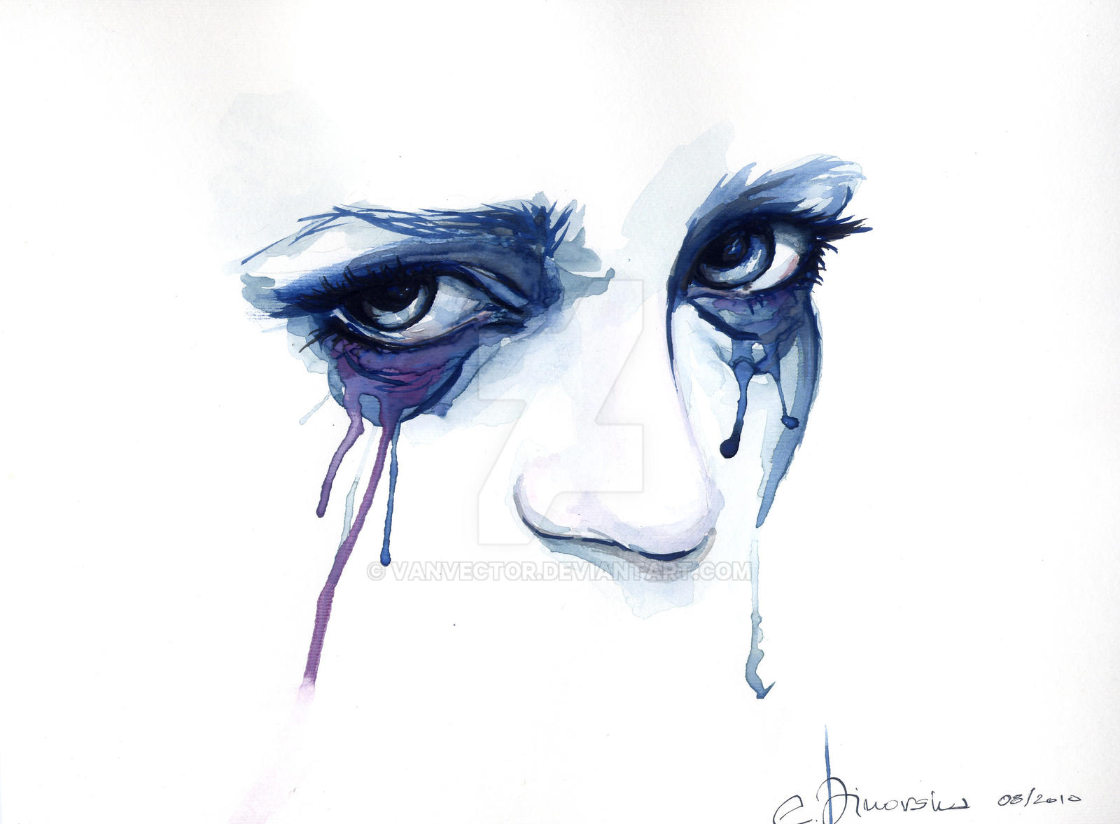 Watercolor eyes