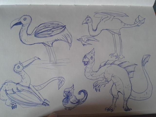 Alien Bird Species #3 by ShadowLightArtist on DeviantArt